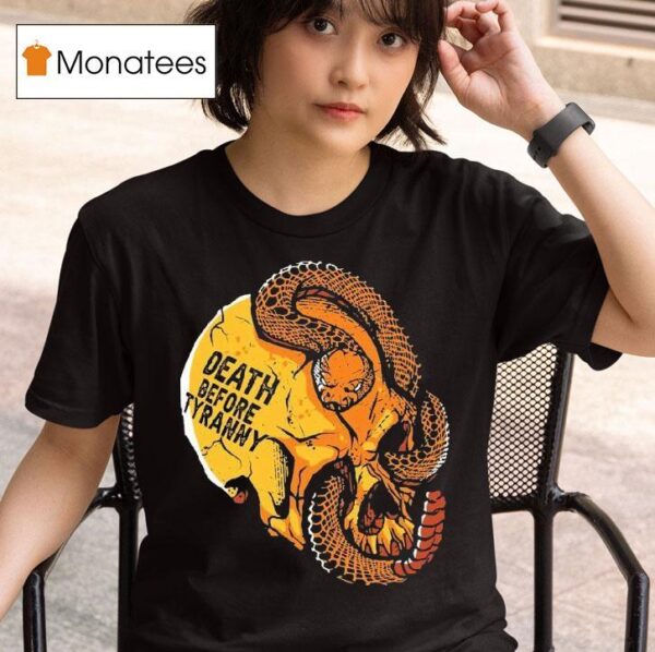 Venom Valor Death Before Tyranny Skull Snake T Shirt