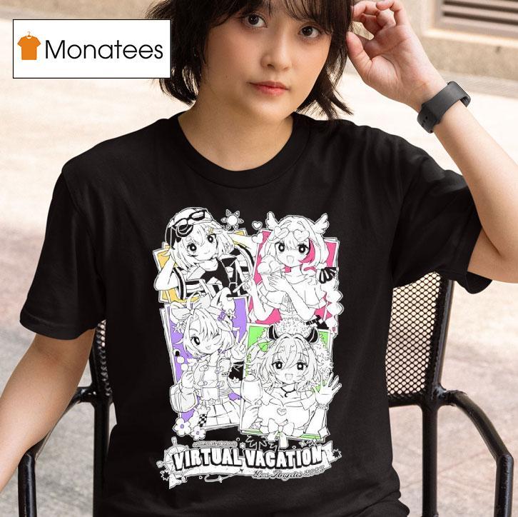 Virtual Vacation Los Angeles Anime T Shirt