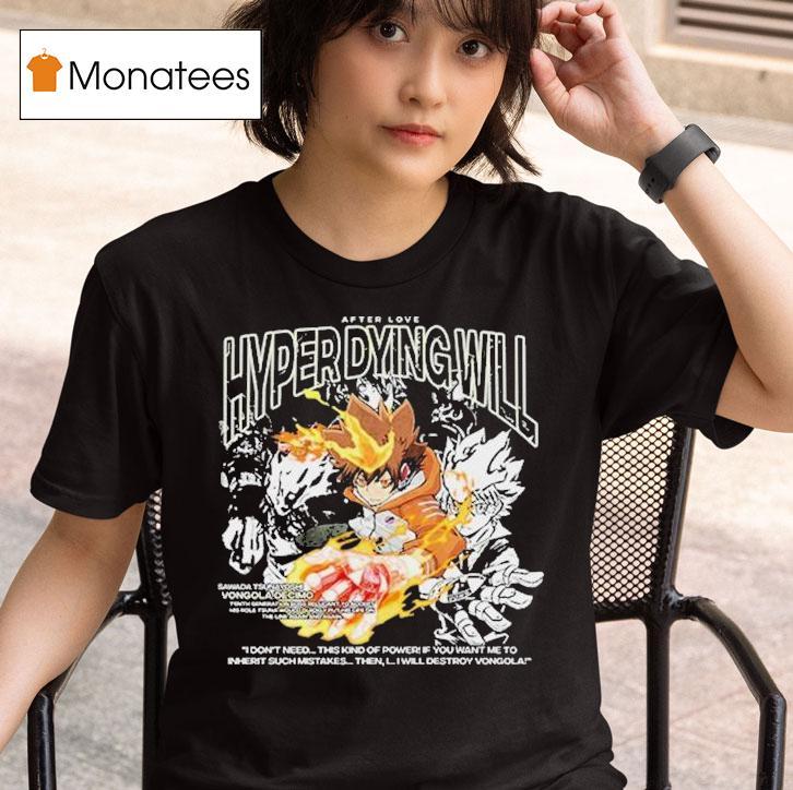 Vongola Decimo Hyper Dying Will T Shirt