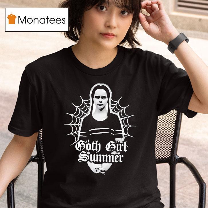Wednesday Addams Goth Girl Summer T Shirt