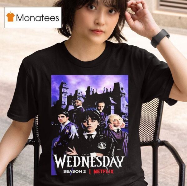 Wednesday Season Premiere On Netflix On August T Shirt