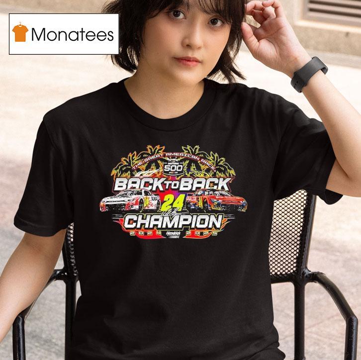 William Byron Daytona Winner The Great American Race Back To Back Champion Hendrick Motorsports Nascar T Shirt