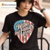 Willie Nelson Willie And Family Live Since Guitar Pick Logo T Shirt