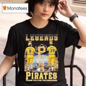 Willie Stargell And Dave Parker Pittsburgh Pirates Legends Thank You For The Memories Signatures T Shirt