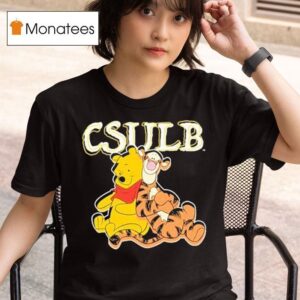 Winnie The Pooh And Tigger Long Beach State Lbsu T Shirt