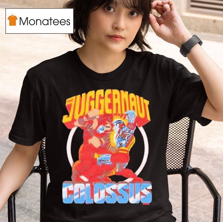 X Men Juggernaut Vs Colossus T Shirt