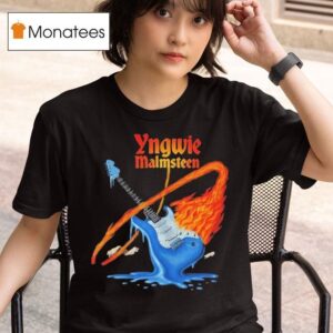 Yngwie Malmsn Dominion Rosso T Shirt