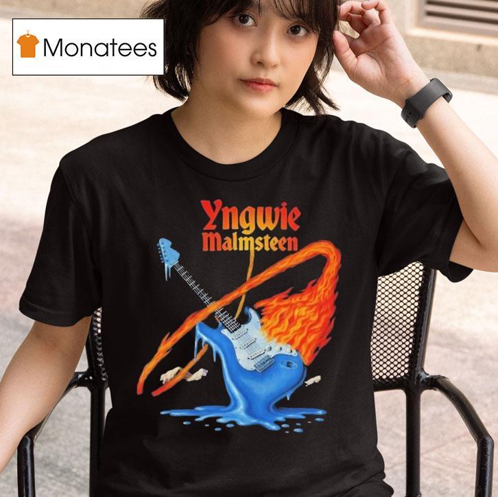 Yngwie Malmsn Dominion Rosso T Shirt