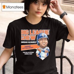 Yordan Alvarez Big League Chew Cosmos Cotton Candy The Ballplayers Bubble Gum T Shirt