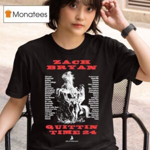 Zach Bryan One Of These Days The Quittin Time Tour S T Shirt