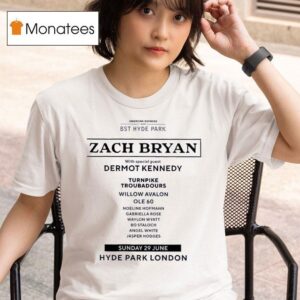 Zach Bryan With Special Guest Dermot Kennedy Turnpike Troubadours Willow Avalon T Shirt