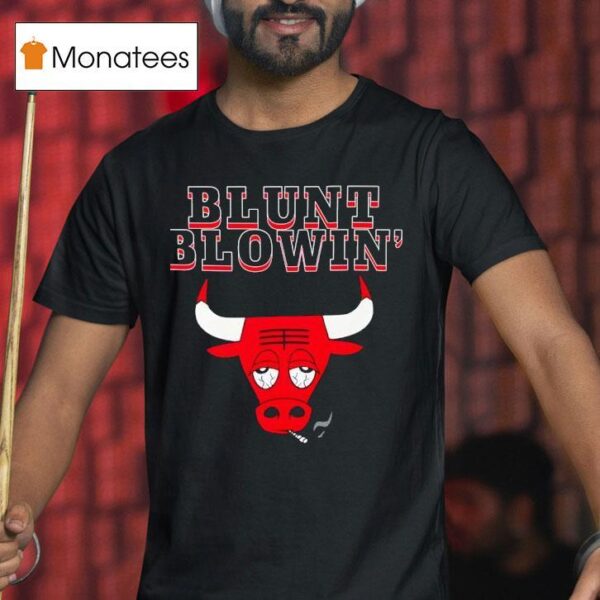 S Chicago Bulls Blunt Blowin Bulls T Shirt