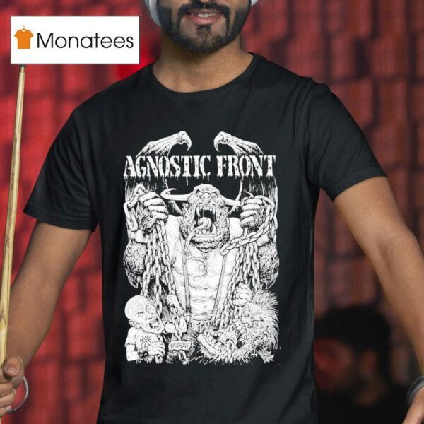 Agnostic Front Sawblade Logo T Shirt