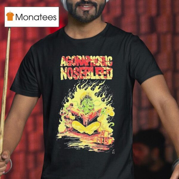 Agoraphobic Nosebleed Tentacle Book T Shirt
