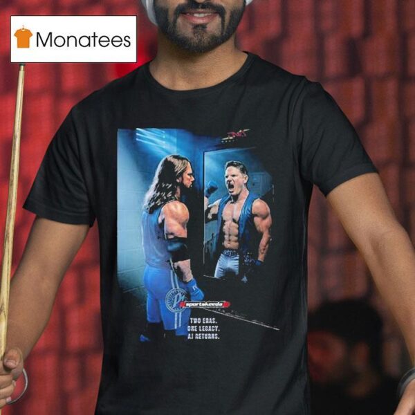 Aj Styles Tna Wrestling Reunion Two Eras One Legacy T Shirt