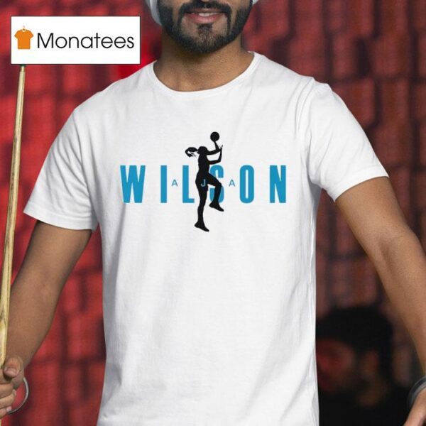 Aja Wilson Statue Basketball T Shirt