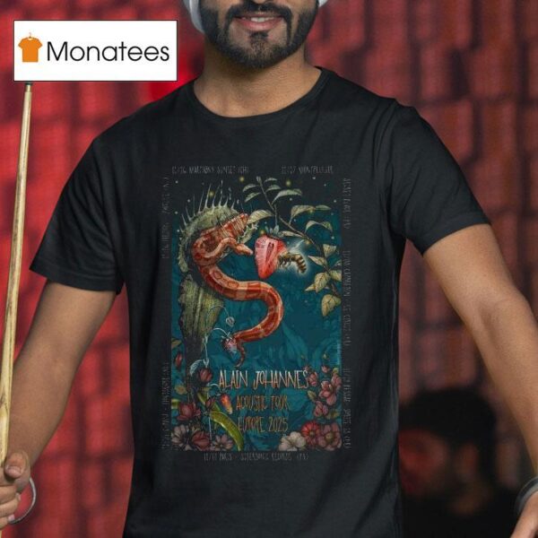 Alain Johannes Acoustic Tour Europe T Shirt