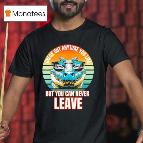 Alcatraz Vibes Gator Locked In Mentally Checked Ou T Shirt