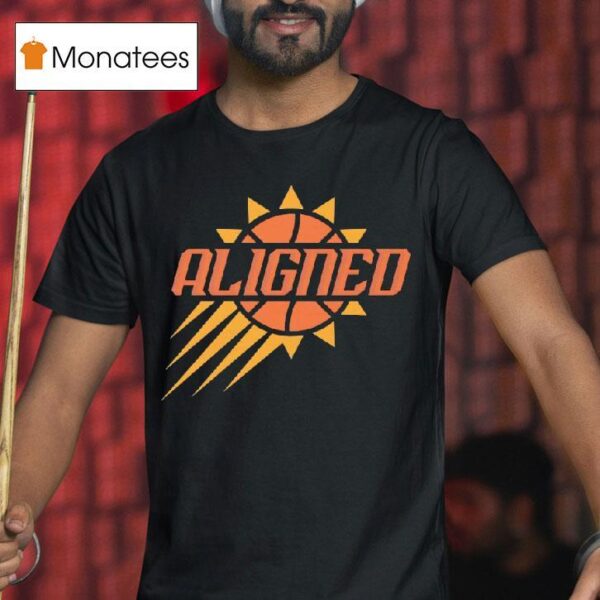 Aligned As Phoenix Suns Logo T Shirt