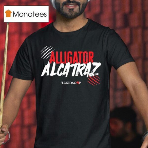 Alligator Alcatraz Florida Gop Scratch Logo T Shirt