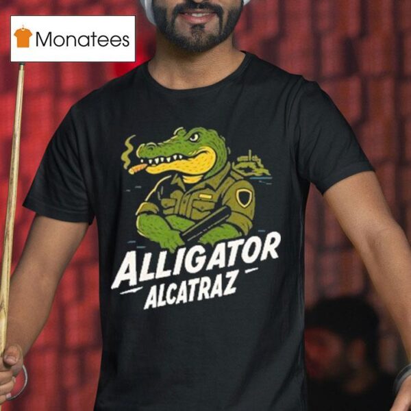 Alligator Alcatraz Gator Cigarettes T Shirt
