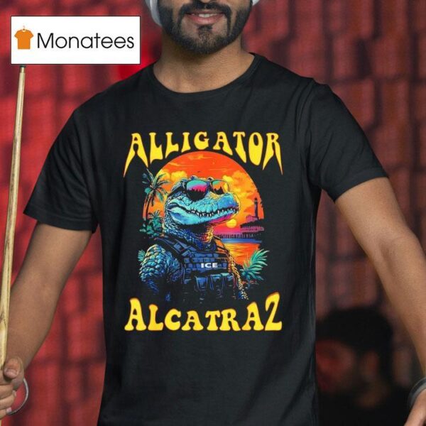 Alligator Alcatraz Ice Florida Beach T Shirt