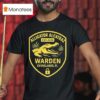 Alligator Alcatraz Warden Everglades Fl Est T Shirt