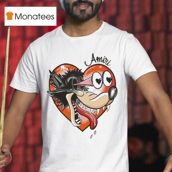 Amiri Hopeless Romantic Hear T Shirt