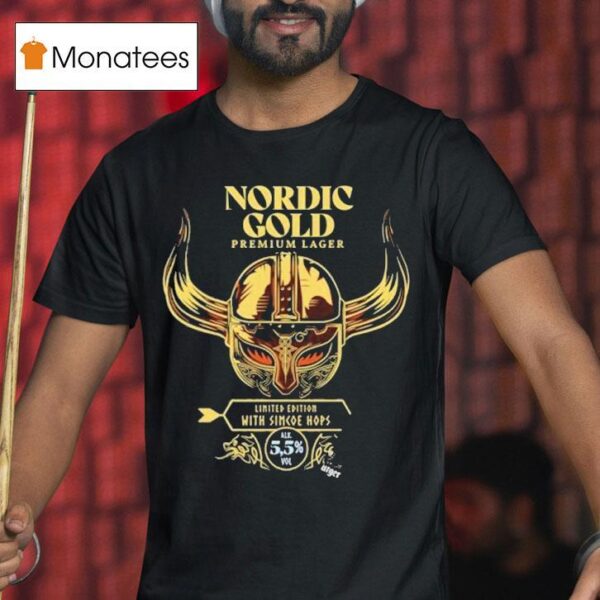 Amon Amarth Nordic Gold Premium Lager With Simcoe Hops T Shirt