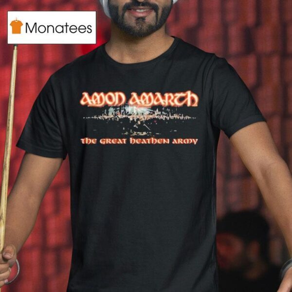 Amon Amarth The Great Heathen Army Tour T Shirt
