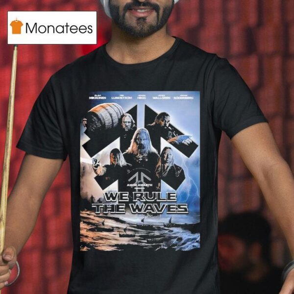 Amon Amarth We Rule The Waves Single T Shirt