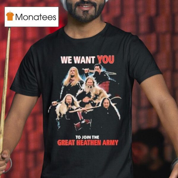 Amon Amarth We Want You To Join The Great Heathen Army T Shirt