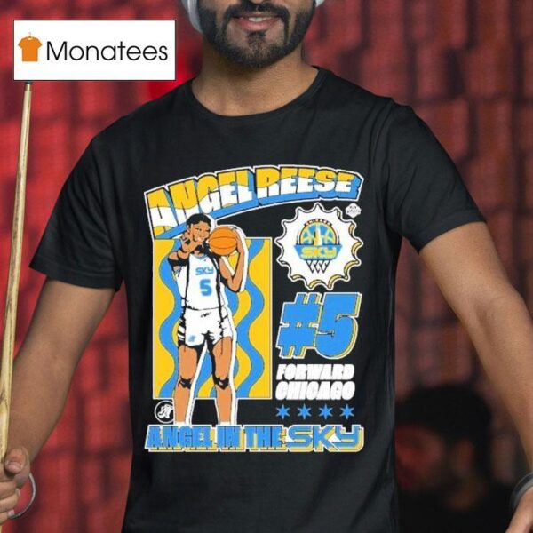Angel Reese Chicago Sky Angel In The Sky Forward Chicago T Shirt