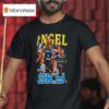 Angel Reese Chicago Sky Basketball Signature Graphic T Shirt
