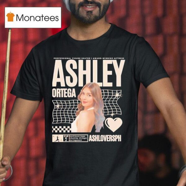 Ashley Ortega Professional Figure Skater Award Winning Actress T Shirt