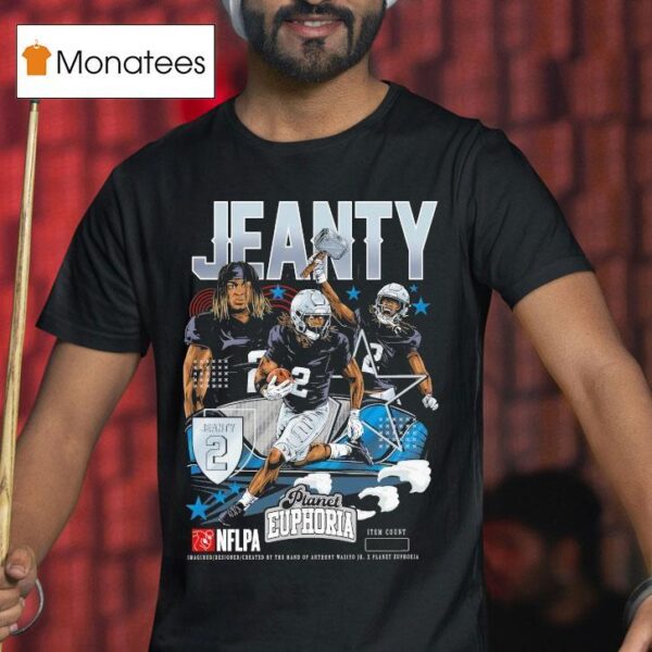 Ashton Jeanty Nflpa Planet Euphoria T Shirt