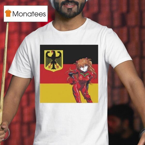Asuka Langley Soryu Germany Evangelion T Shirt
