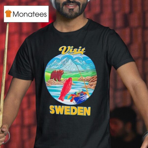 Bear Visit Sweden T Shirt