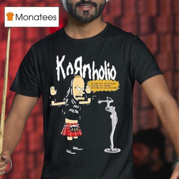 Beavis And Butt Head Darkwear Kornholio T Shirt