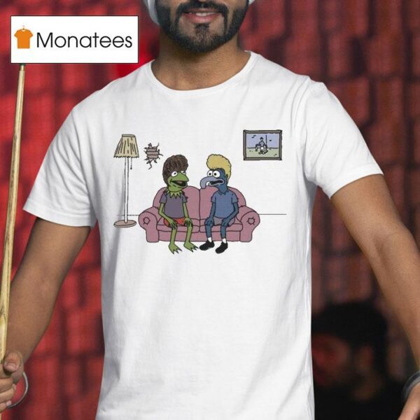 Beavis And Butt Head Potent Frog Cartoon Sofa T Shirt