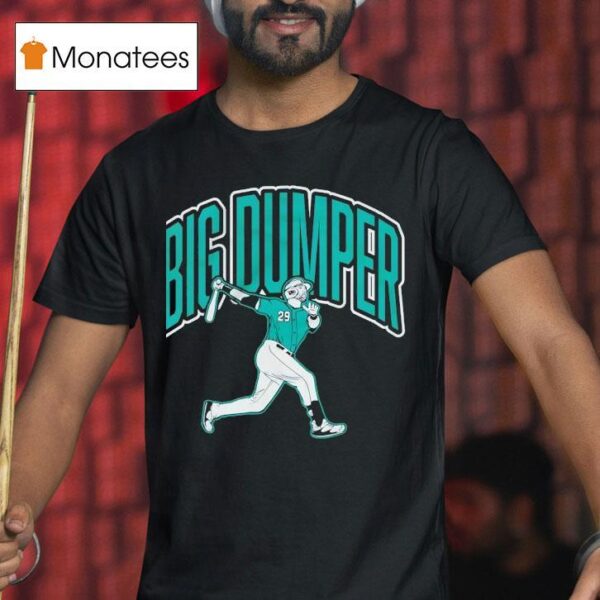 Big Dumper Moonshot Cal Raleigh Seattle Mariners Baseball T Shirt
