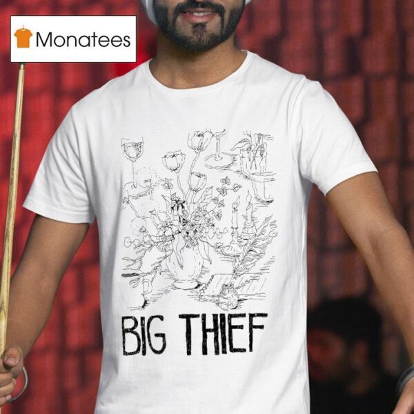 Bigthief Flowers Candles T Shirt