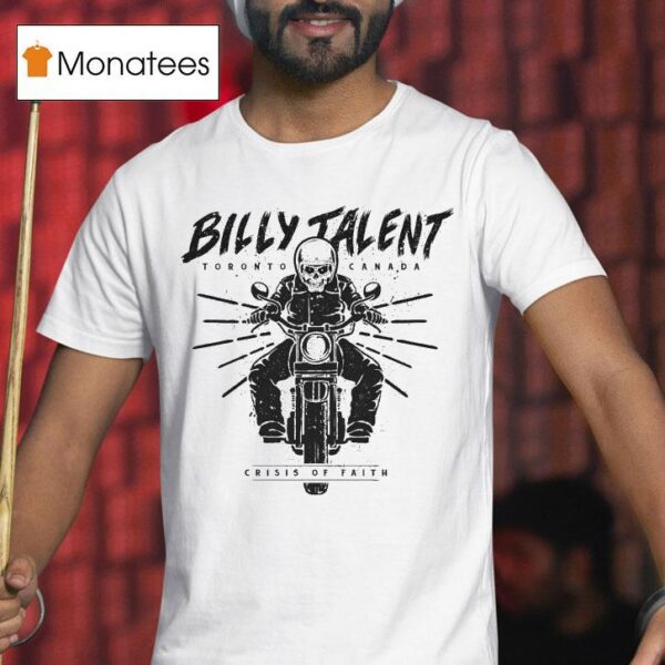 Billy Talent Crisis Of Faith Toronto Canada Ghostfaith Killa Tour T Shirt