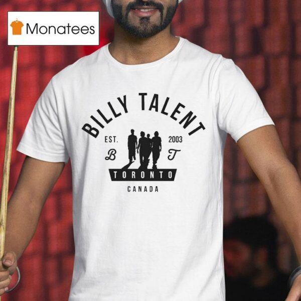 Billy Talent Silhouette Toronto Canada Est T Shirt