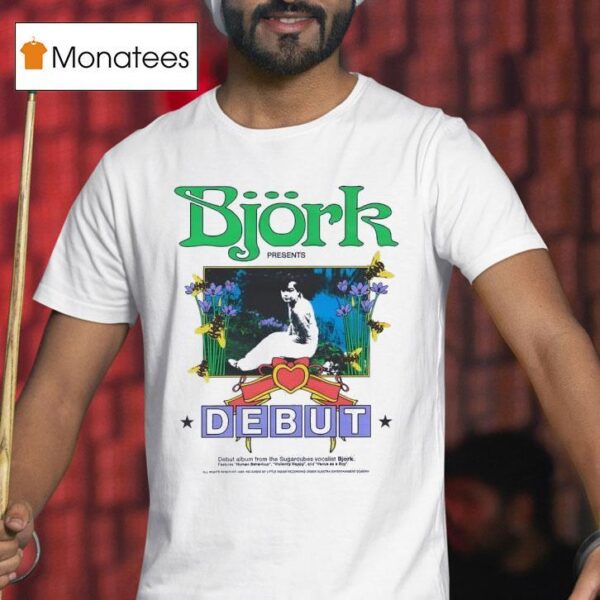 Bjork Debut Album From The Sugarcubes Vocalist Bjork T Shirt