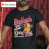 Black Chicago Blackhawks Hot Dog Food Est Vintage T Shirt