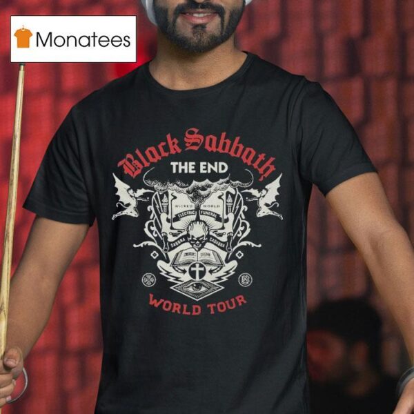 Black Sabbath The End Scripture World Tour T Shirt