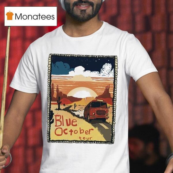 Blue October Desert Tourbus Tour T Shirt