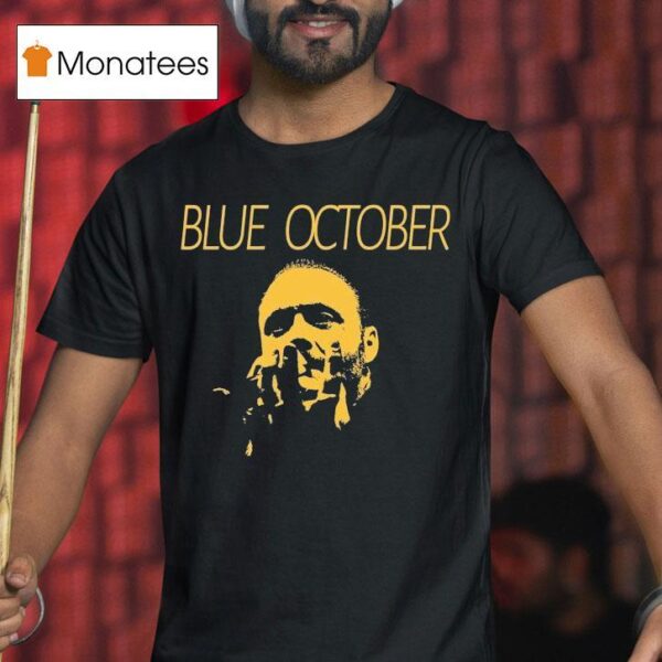 Blue October Midnight Foil T Shirt