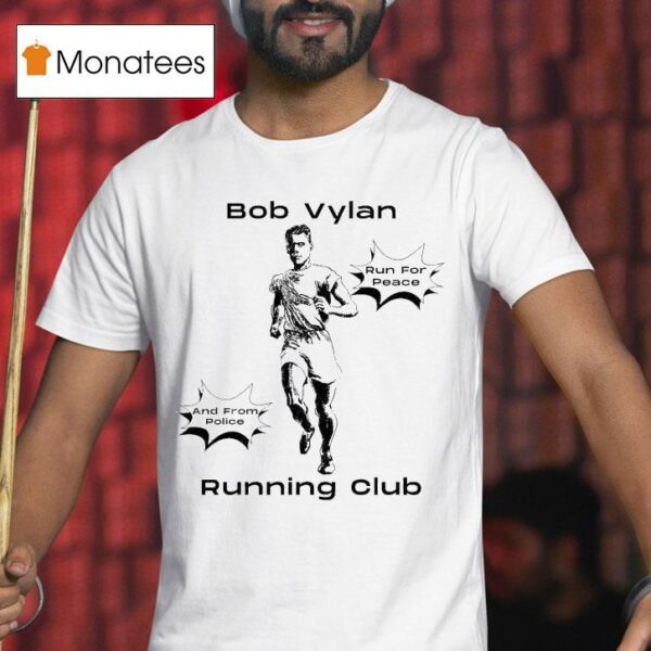Bob Vylan Run For Peace And From Police Running Club T Shirt